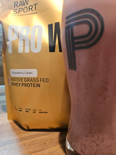 Customer photo review of Grass Fed Whey Protein Powder Pro