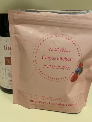 Customer photo review of Motherhood Hydration Powder - Mixed Berry