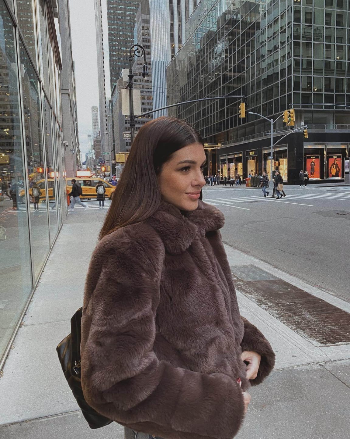 Customer photo review of Mia Faux Fur Jacket