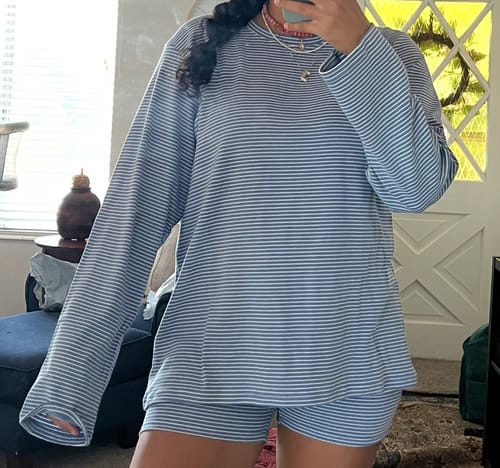 Customer photo review of Oversized Long Sleeve