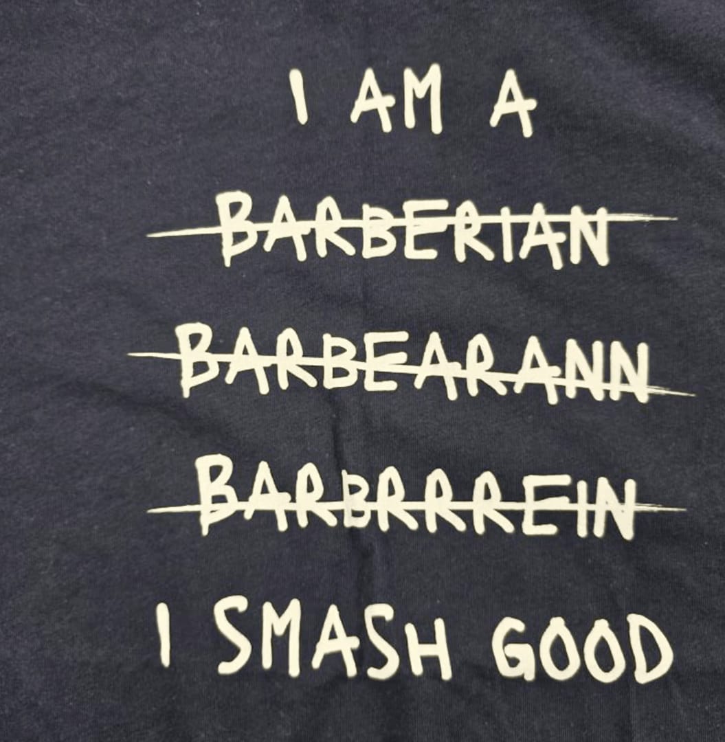 Customer photo review of I am a Smash Good T-Shirt