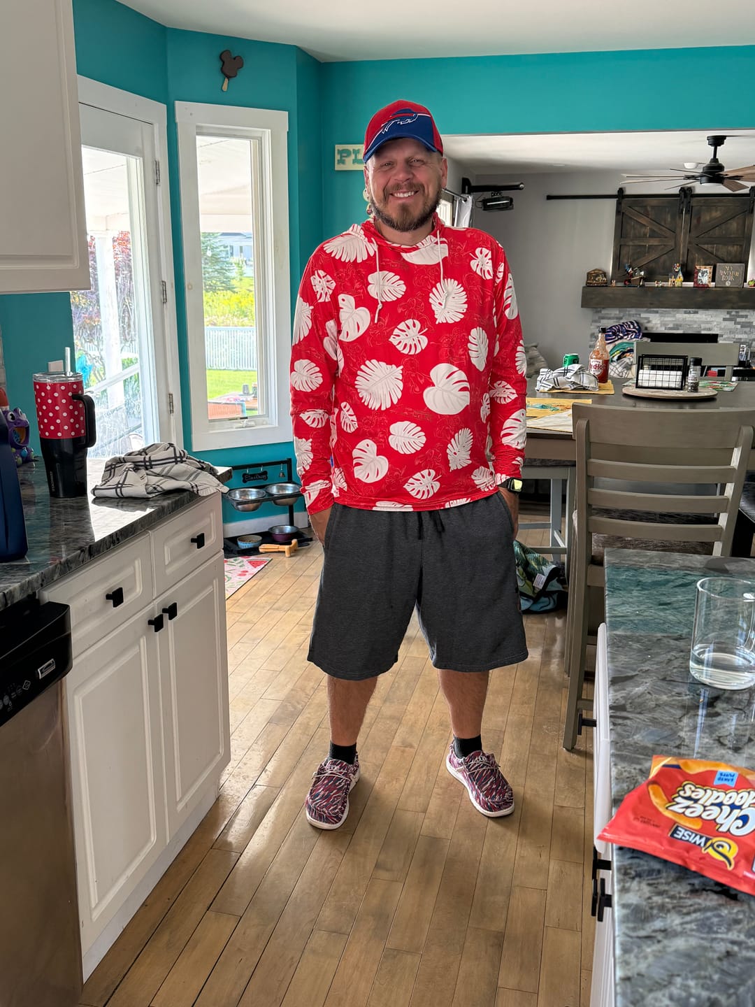 Customer photo review of Disney's Lilo & Stitch "He Mele No Lilo" – Performance Hoodie