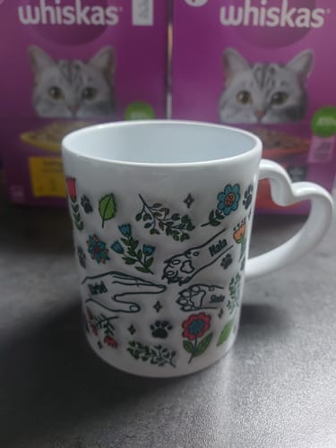 Customer photo review of Beste Katzen Mama (3D Optik) - Individuelle Tasse