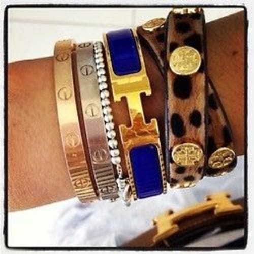 Customer photo review of H BLUE BRACELET