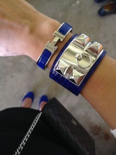Customer photo review of H BLUE BRACELET