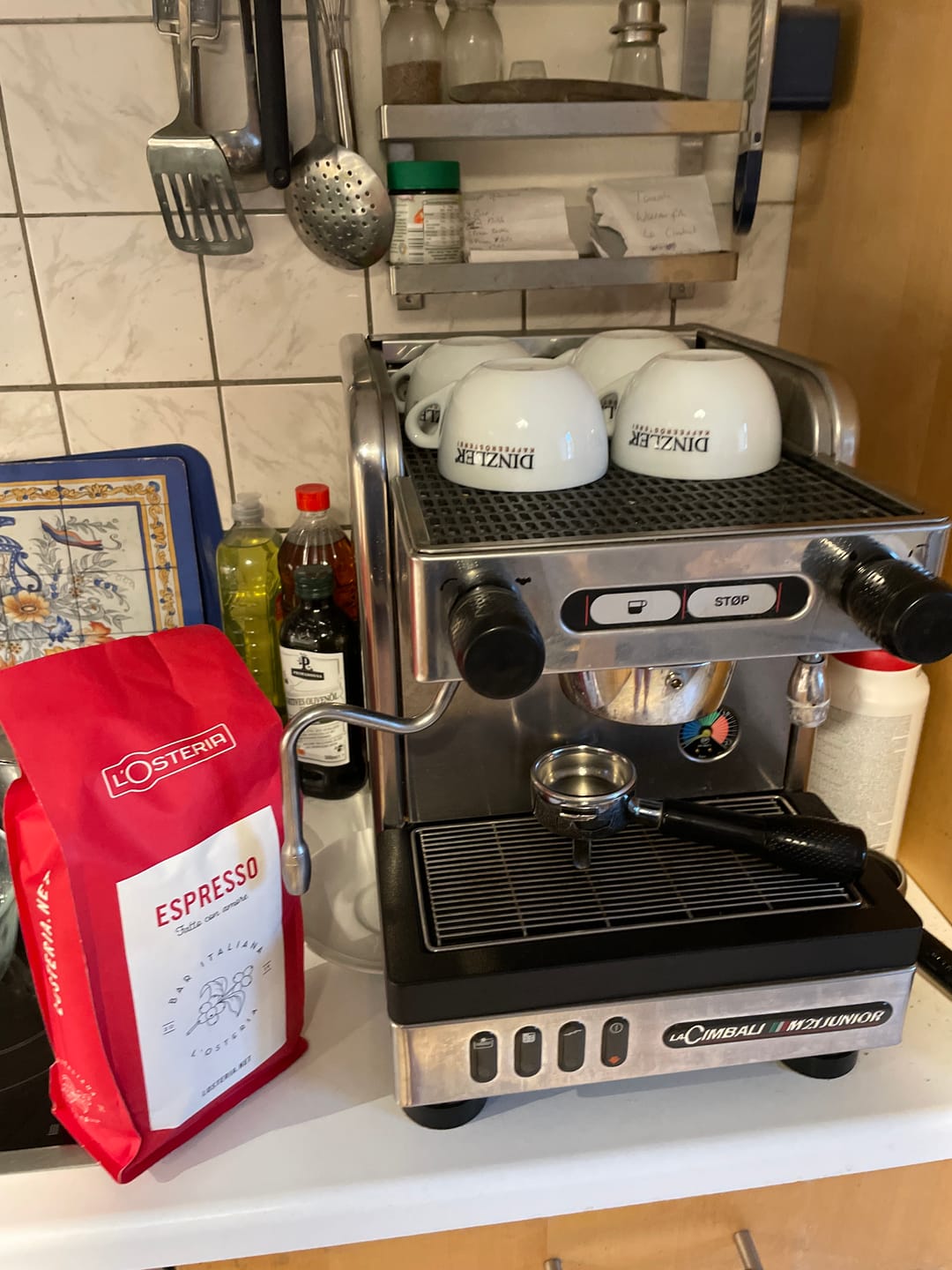 Customer photo review of L'Osteria Espresso Vorteilspack 2 x 1 Kg
