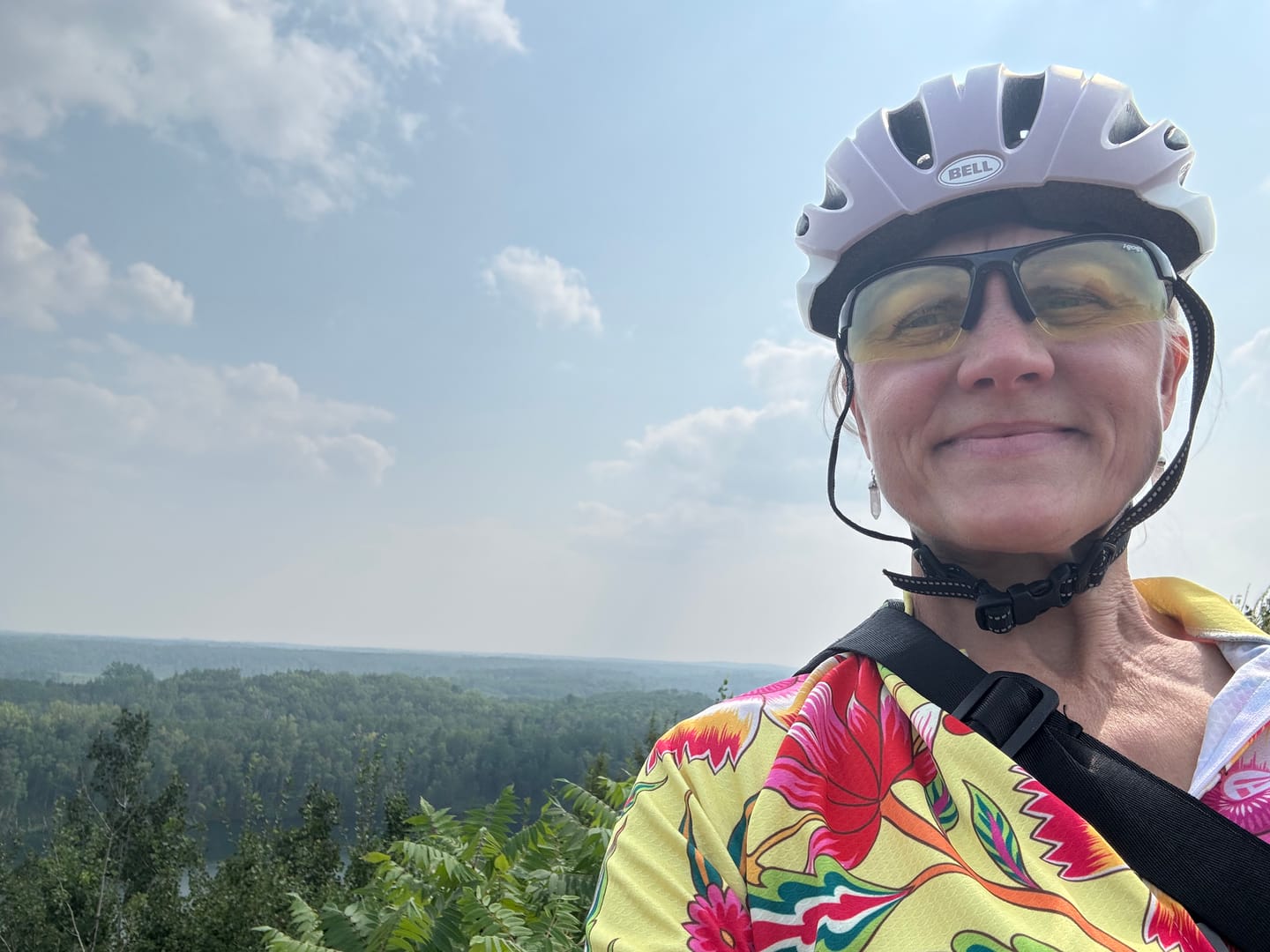 Customer photo review of Wildflower Ride | Women's Short Sleeve Cycling Jersey