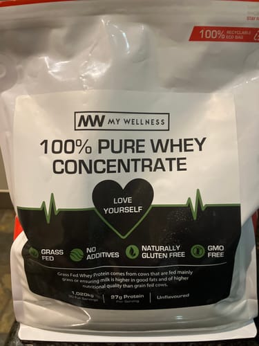 Customer photo review of My Wellness Grass Fed Whey Concentrate