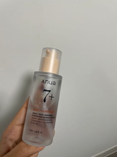 Customer photo review of Anua - 7 Rice Ceramide Hydrating Barrier Serum 50ml