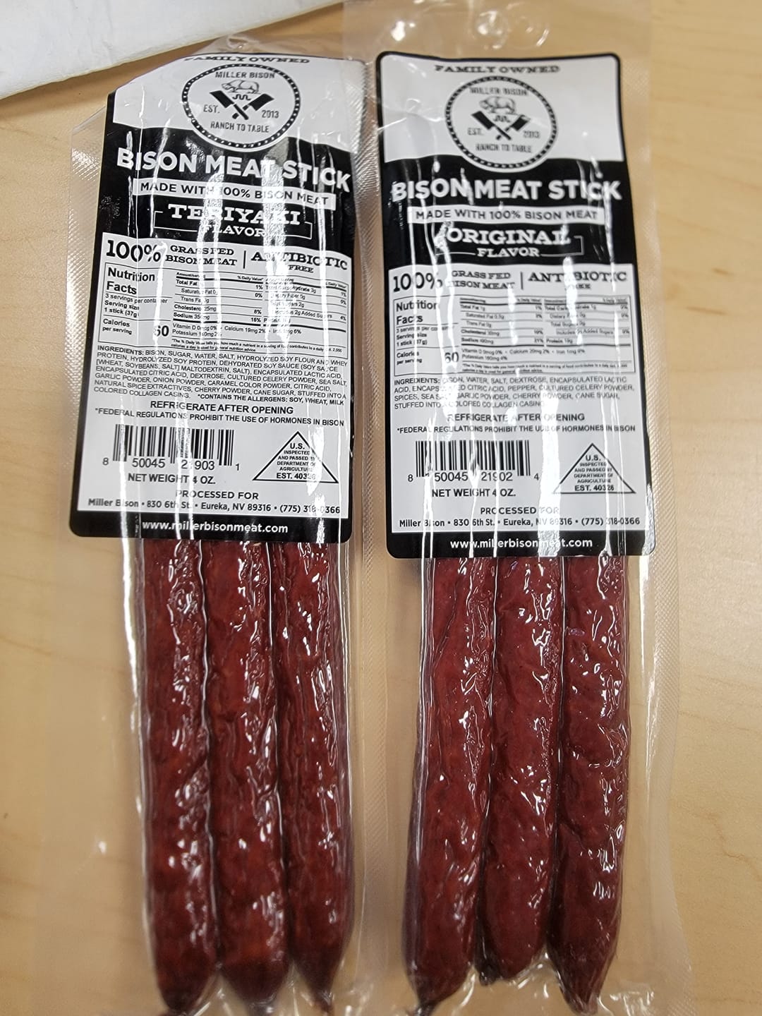 Customer photo review of Carnivore Meat Stick Pack