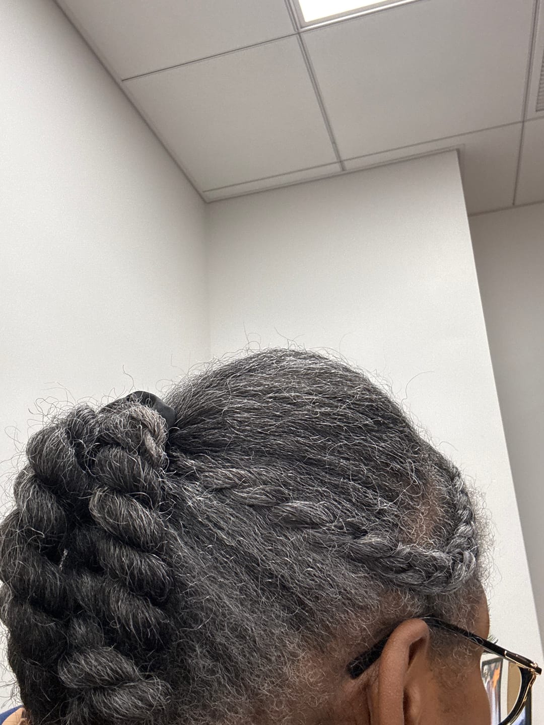 Customer photo review of Veganic Natural Hair Growth Oil