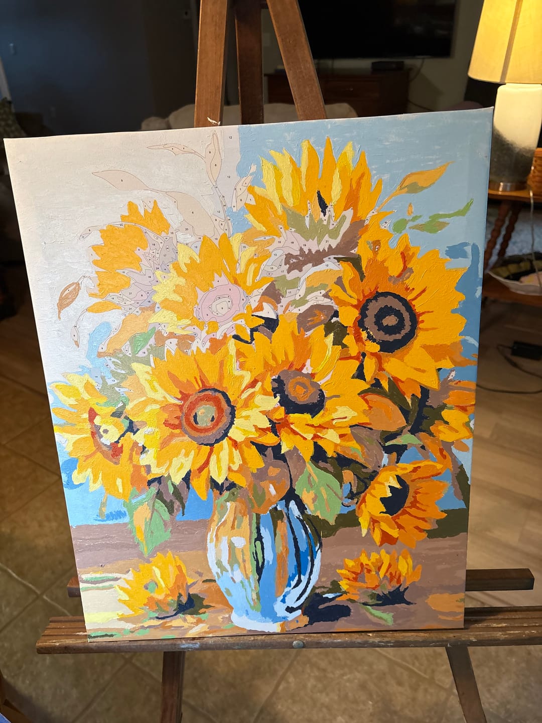 Customer photo review of Vase of Golden Blooms