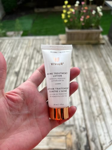Customer photo review of Vivier Acne Treatment Lotion