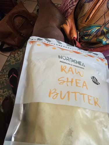 Customer photo review of Premium + Authentic Raw Shea Butter