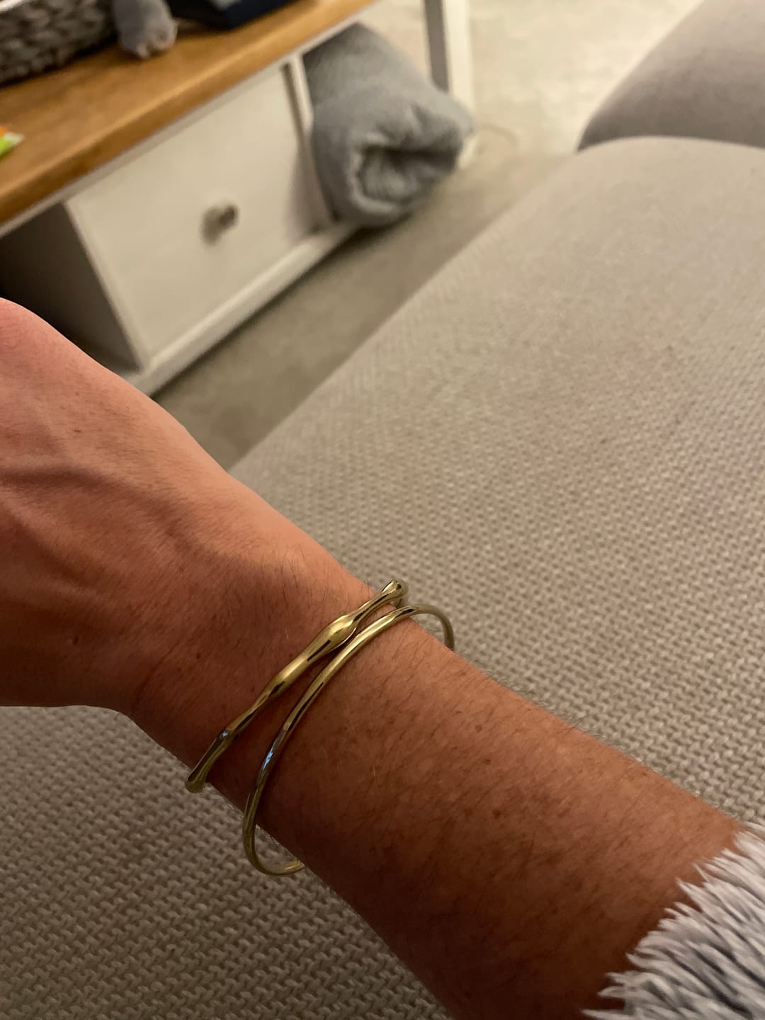 Customer photo review of Bamboo Bangle