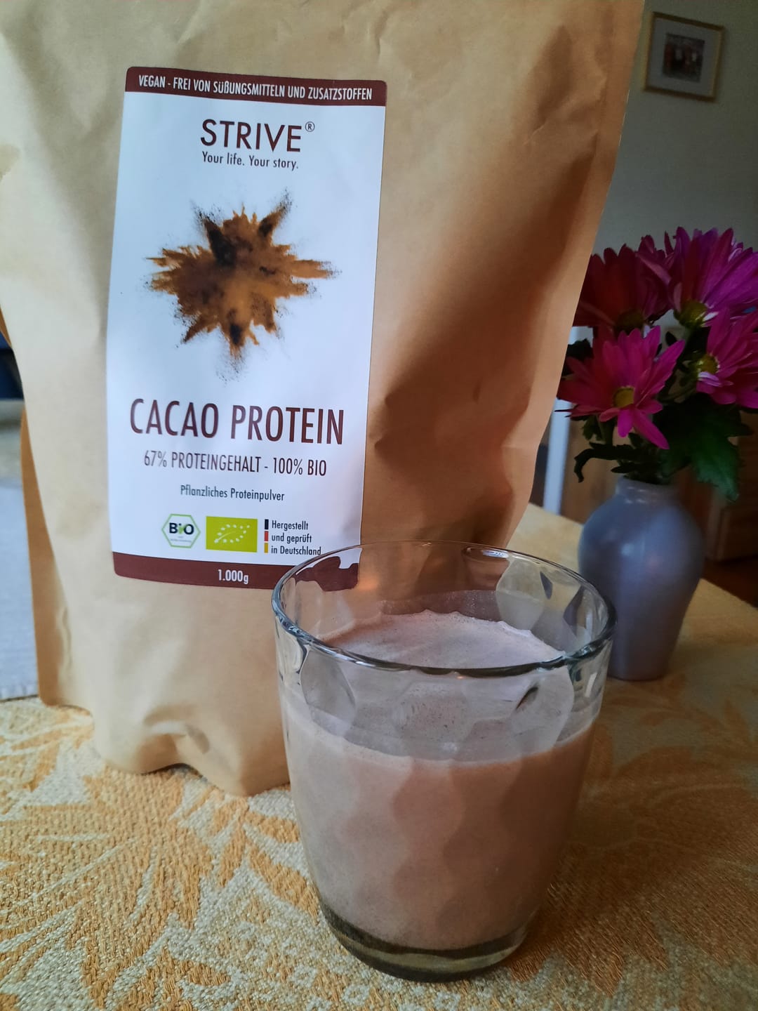 Customer photo review of CACAO PROTEIN