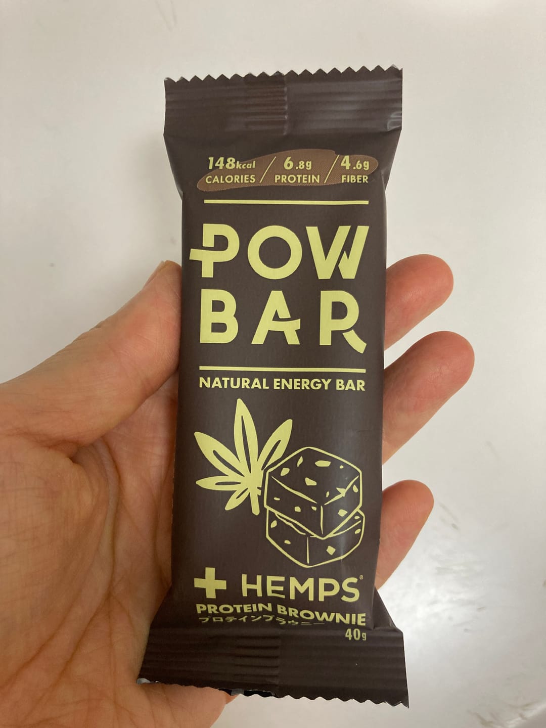 Customer photo review of ➕HEMPS PROTEIN BROWNIE