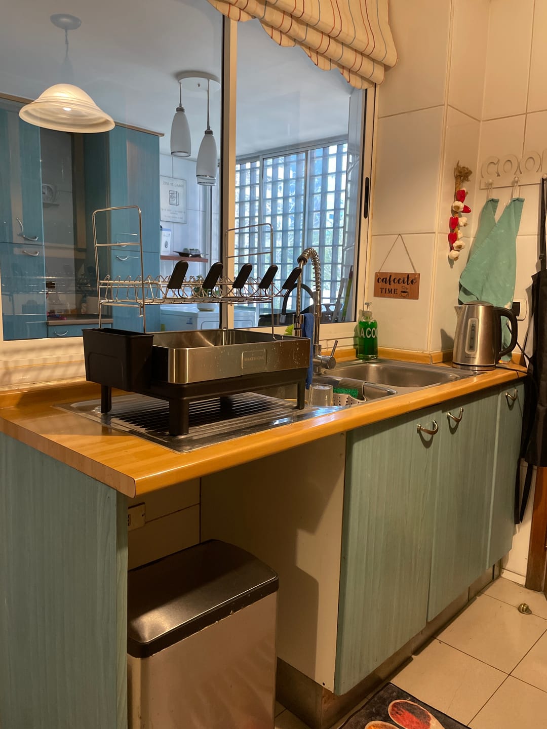 Customer photo review of Escurridor De Platos Inoxidable De 2 Niveles Organizador De Cocina
