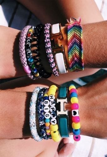 Customer photo review of H BLUE BRACELET
