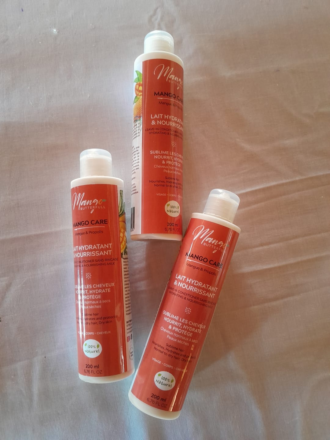 Customer photo review of Lait hydratant et nourrissant - CARE