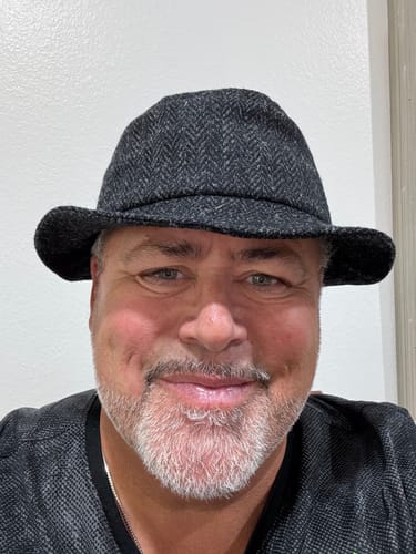 Customer photo review of Pork Pie Hat Tweed