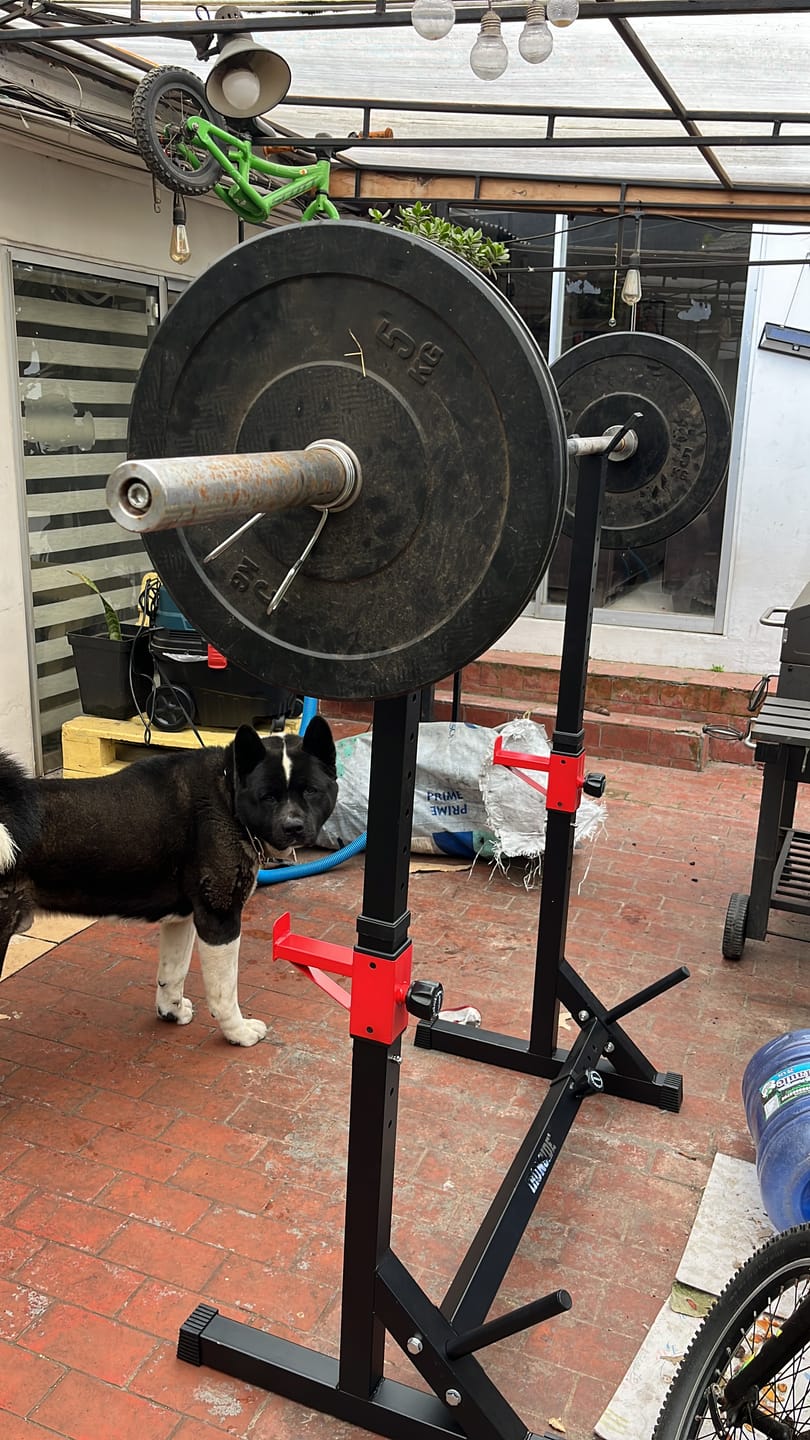 Customer photo review of Squat Rack IRONSIDE