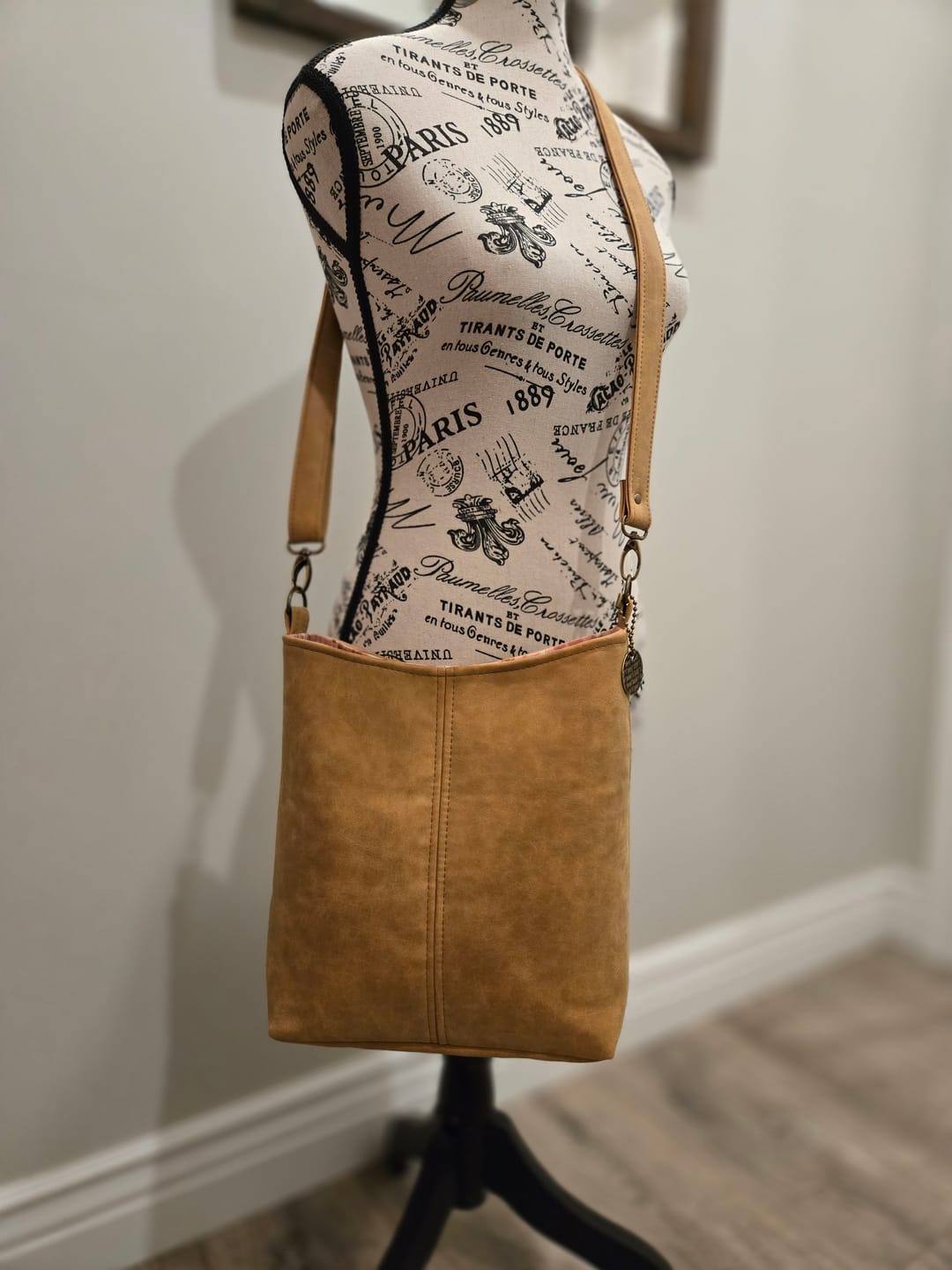 Customer photo review of Honey Bourbon - Heritage Faux Leather