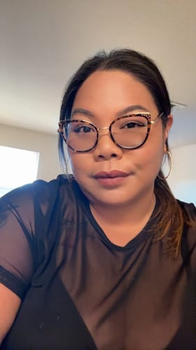 Customer photo review of Tanya Eyeglasses