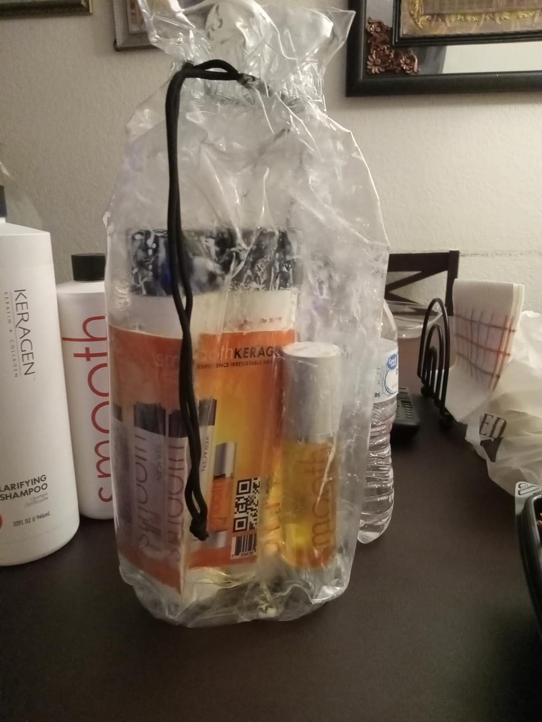 Customer photo review of Keragen Brazilian Keratin Hair Treatment – Premium Straightening Cream, Sulfate-Free Anti-Frizz Formula, Perfect for Dry & Damaged Hair, Complete Kit Combo Set