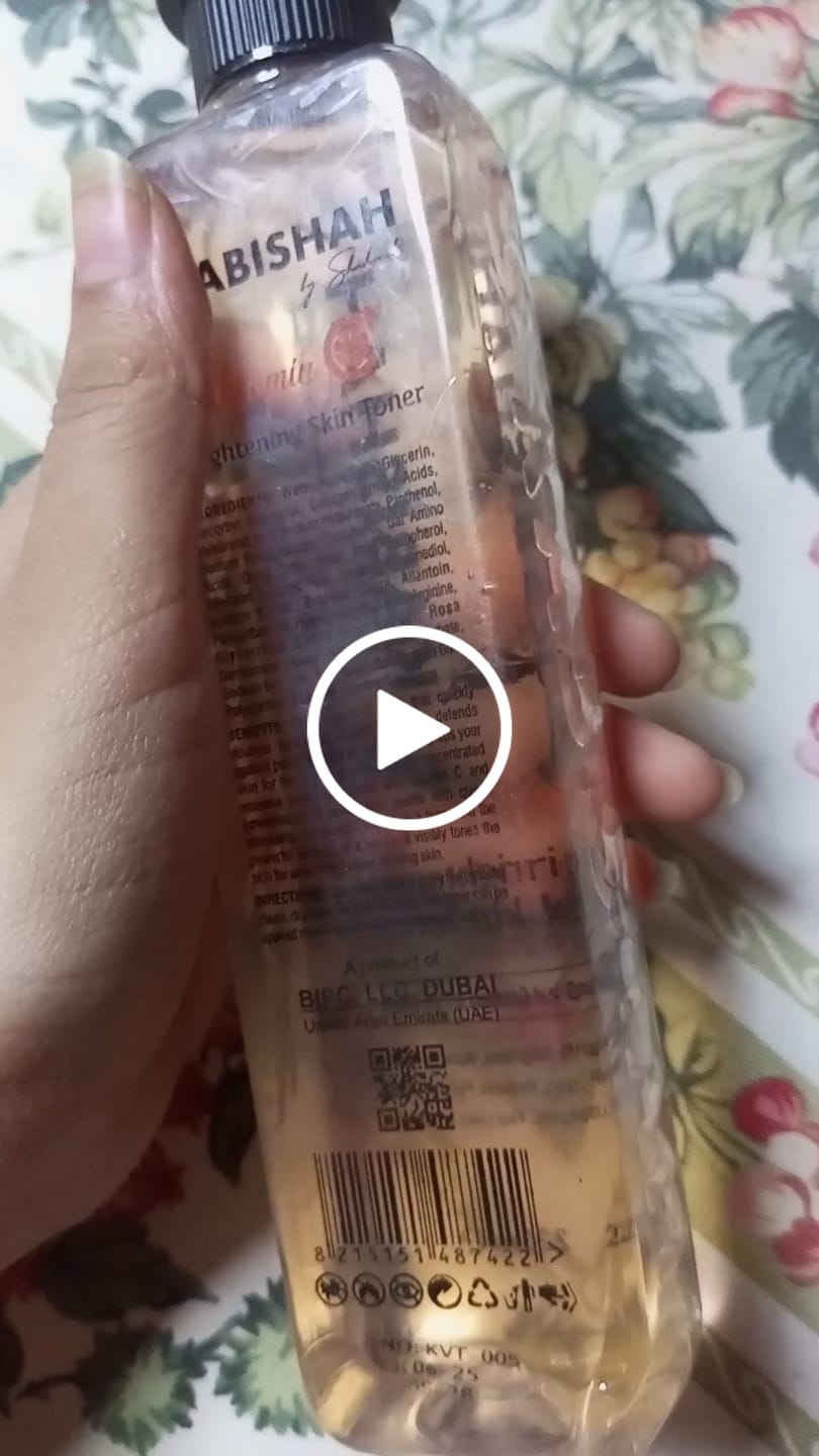 Customer video review of Vitamin C Toner