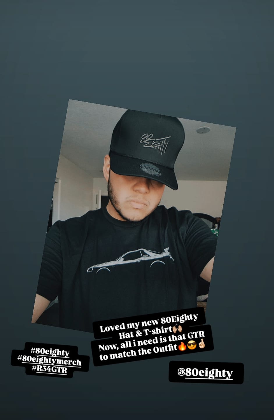 Customer photo review of 80Eighty® Triple Black Hat