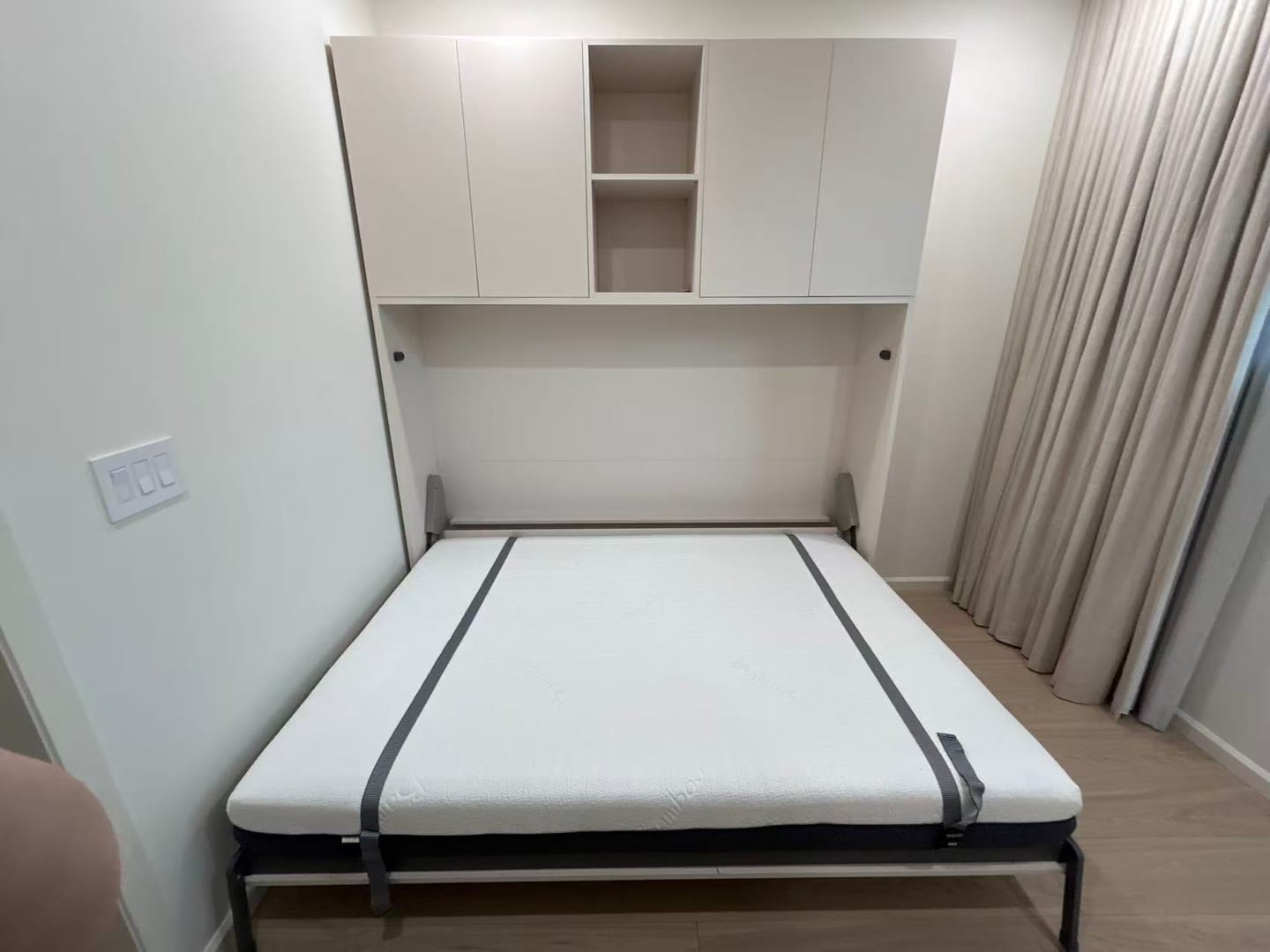 Customer photo review of Nestle Wall Bed with Storage