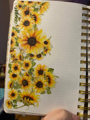 Customer photo review of Sunflowers Pre-cut PET Tape