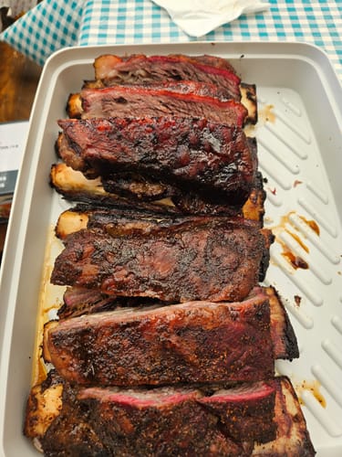 Reseña con foto de un cliente sobre Short Rib 1, 2, 3 Pieza Básica