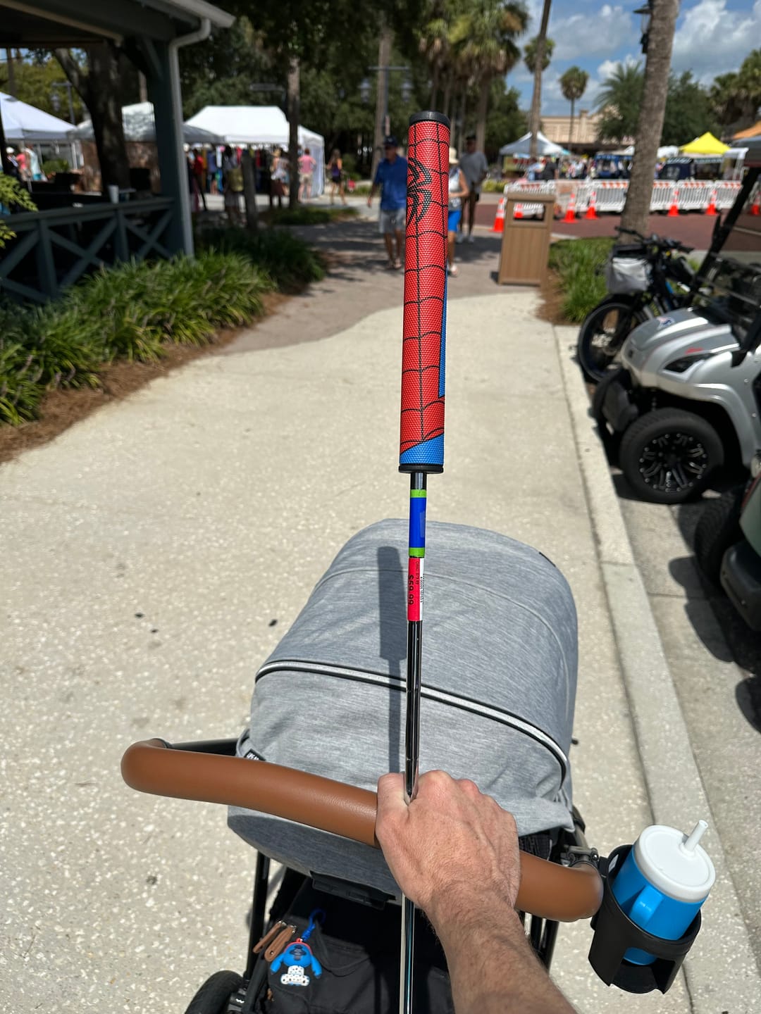 Customer photo review of Spider-Man "Spidey" – Jumbo Putter Grip