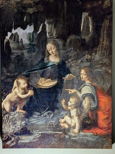 Customer photo review of The Virgin of the Rocks | Leonardo da Vinci | 1483