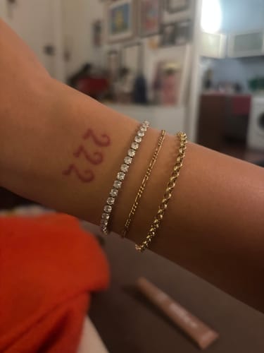 Customer photo review of Tennis Bracelet