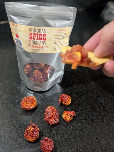 Customer photo review of Trinidad Moruga Scorpion Peppers