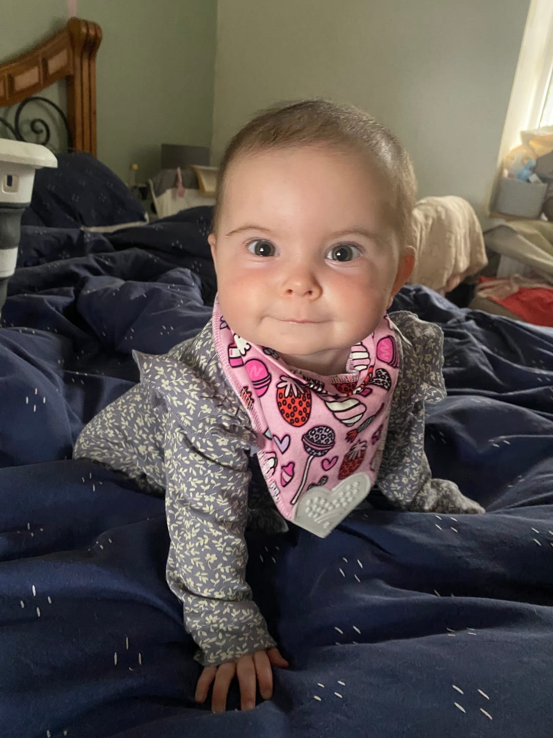 Customer photo review of Grá Teething Bib
