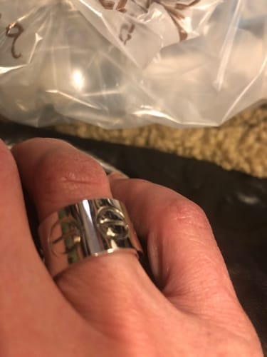 Customer photo review of LOVE 11MM LARGE RING