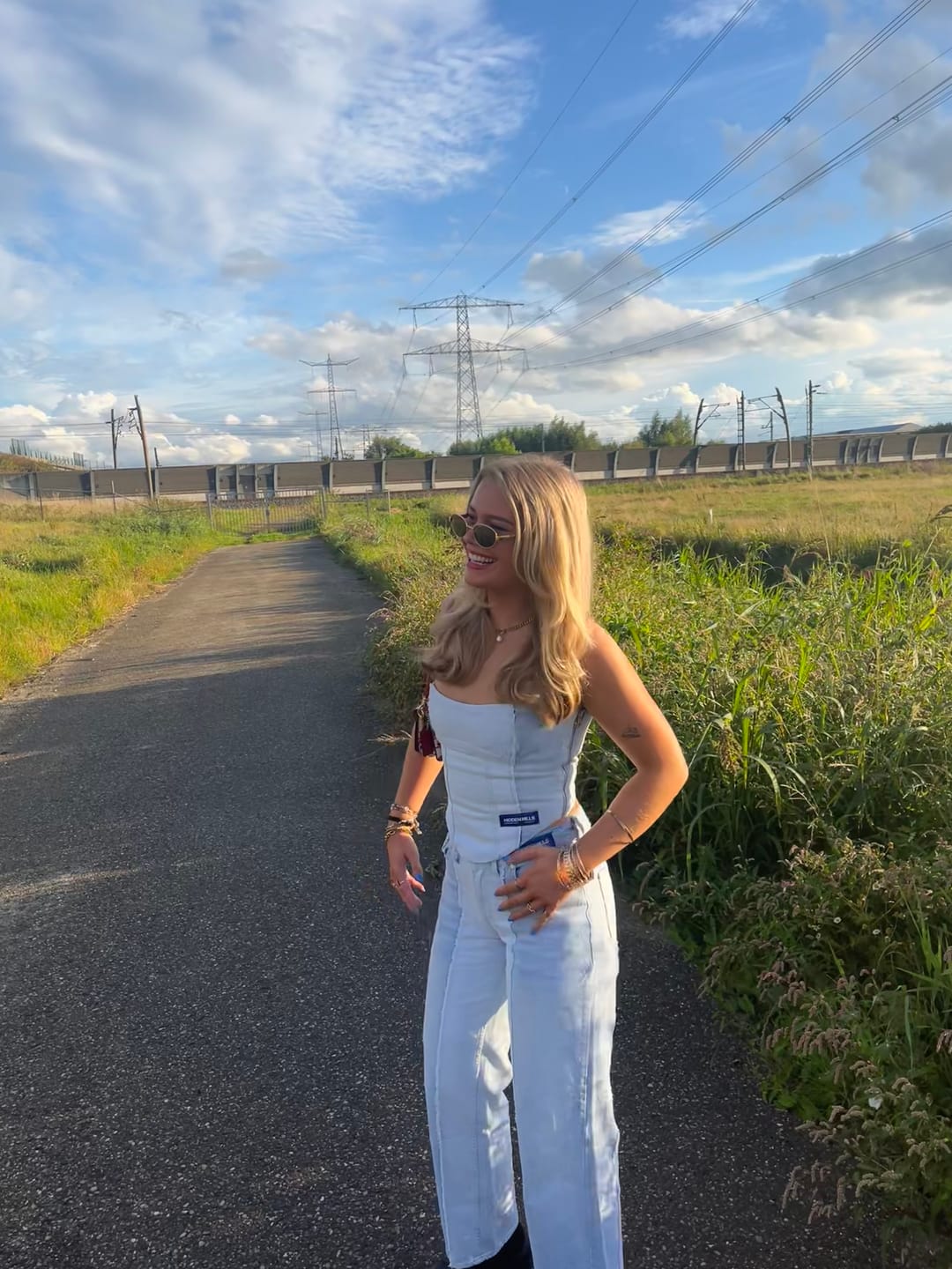 Customer photo review of REWORKED JEANS