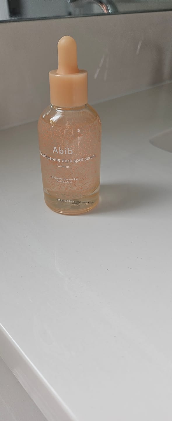 Customer photo review of Glutathiosome dark spot serum Vita drop