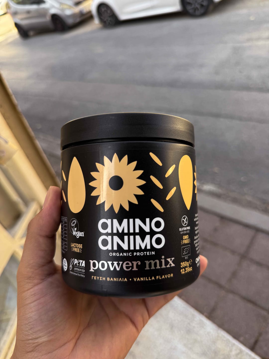 Customer photo review of Πρωτεΐνη Power Mix Vanilla 350γρ