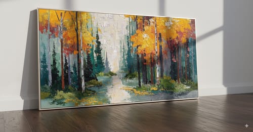 Customer review photo for Colorful Painting #CA292