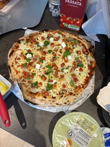 Customer photo review of Sourdough Pizza Bases