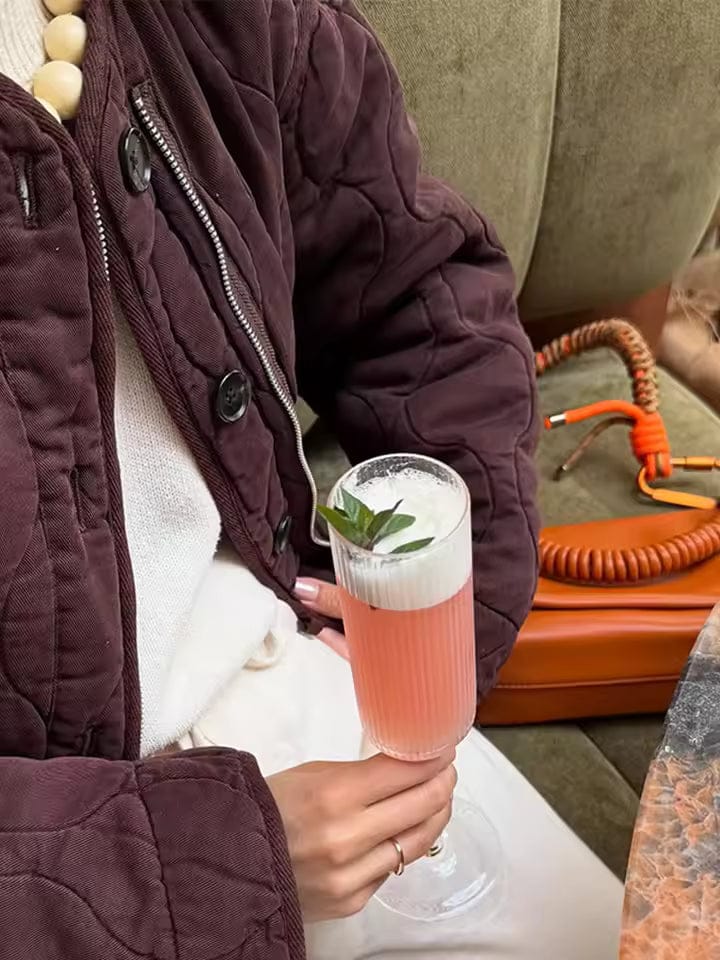 Customer photo review of Feliz Quilted Padded Jacket