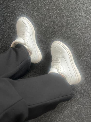 Customer photo review of ELEVATESHOES WHITE CLASSY