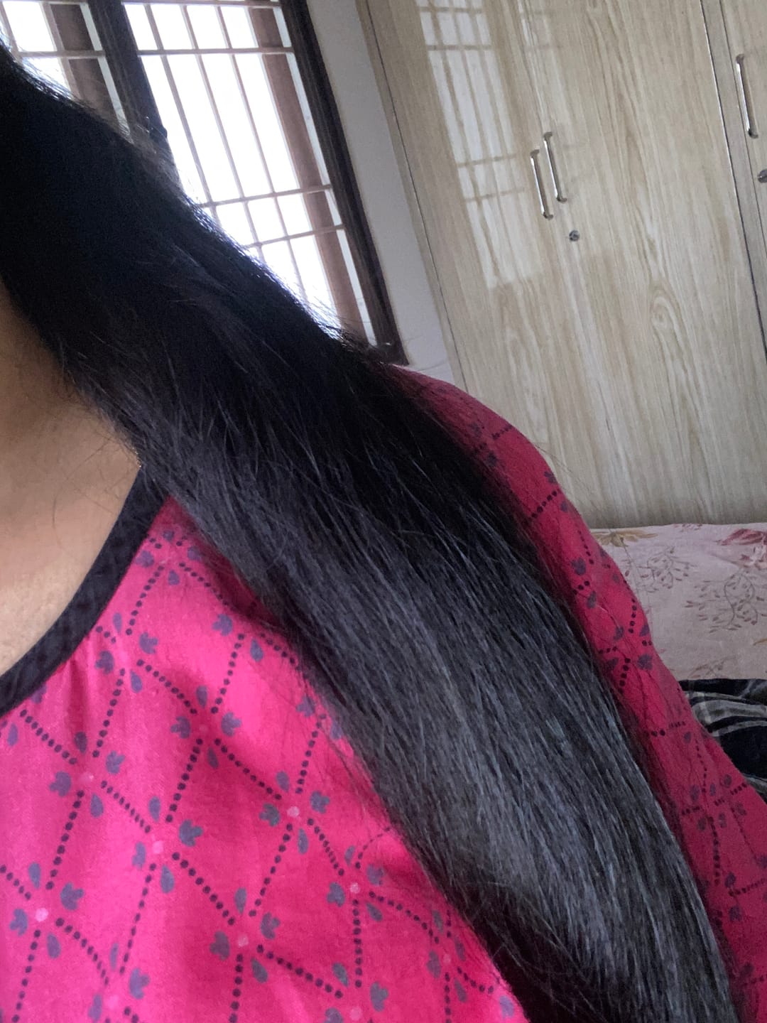 Customer photo review of Adarthi Hair Thickening Spray - 120 ml