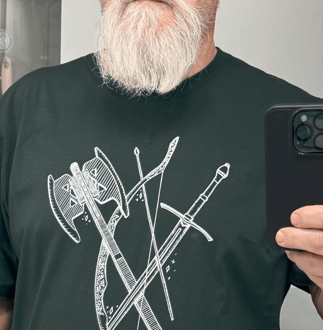 Customer photo review of Elf, Dwarf, Ranger T-Shirt