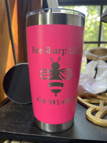 Customer photo review of (6 Pieces) Laser Engraved Tumbler | 20 oz